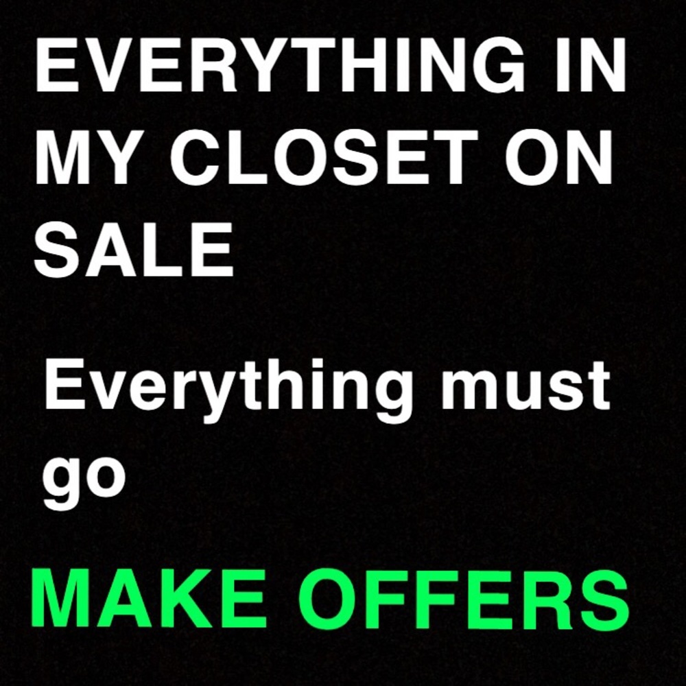MAKE OFFERS ON MY CLOSET